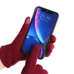1Pair Women Winter Warm Gloves Touch Screen Fleece Lined Thermal Mittens Driving Ski Windproof Gloves